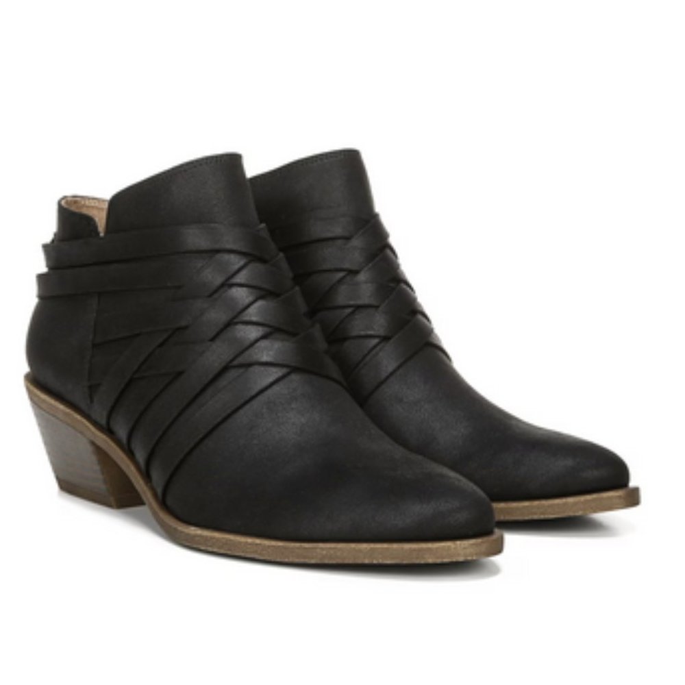 LIFESTRIDE Black Strappy Ankle Booties